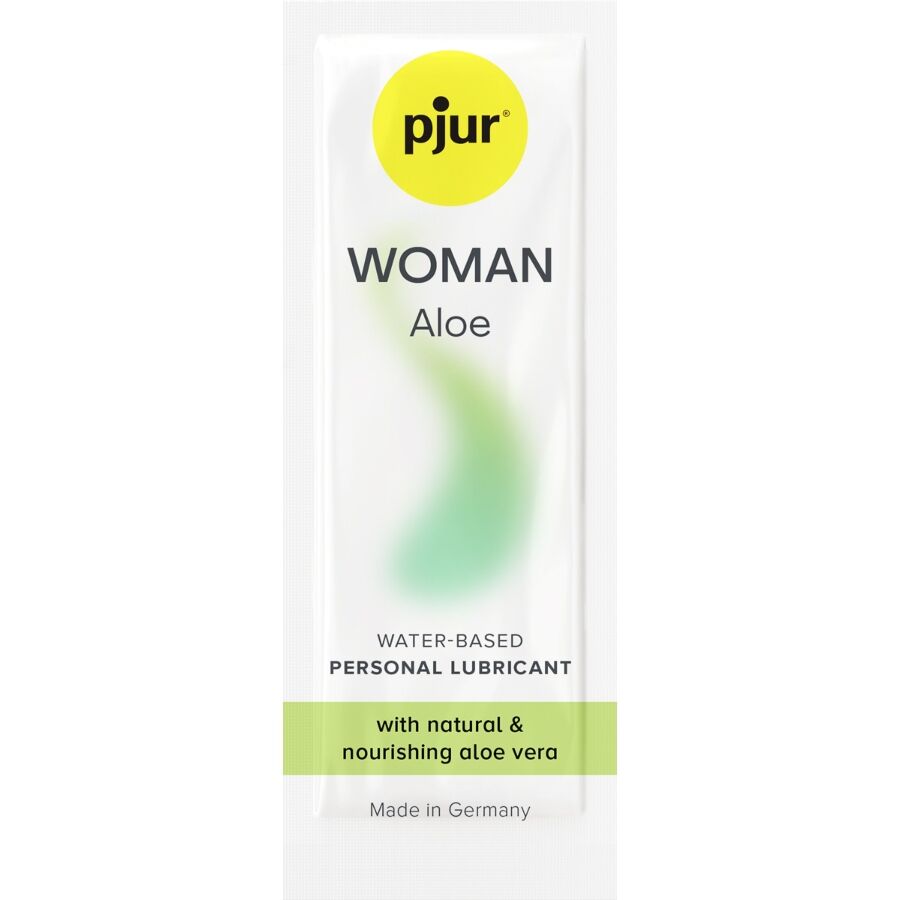 PJUR - WOMAN ALOE LUBRIFICANTE BASE DE GUA 2 ML