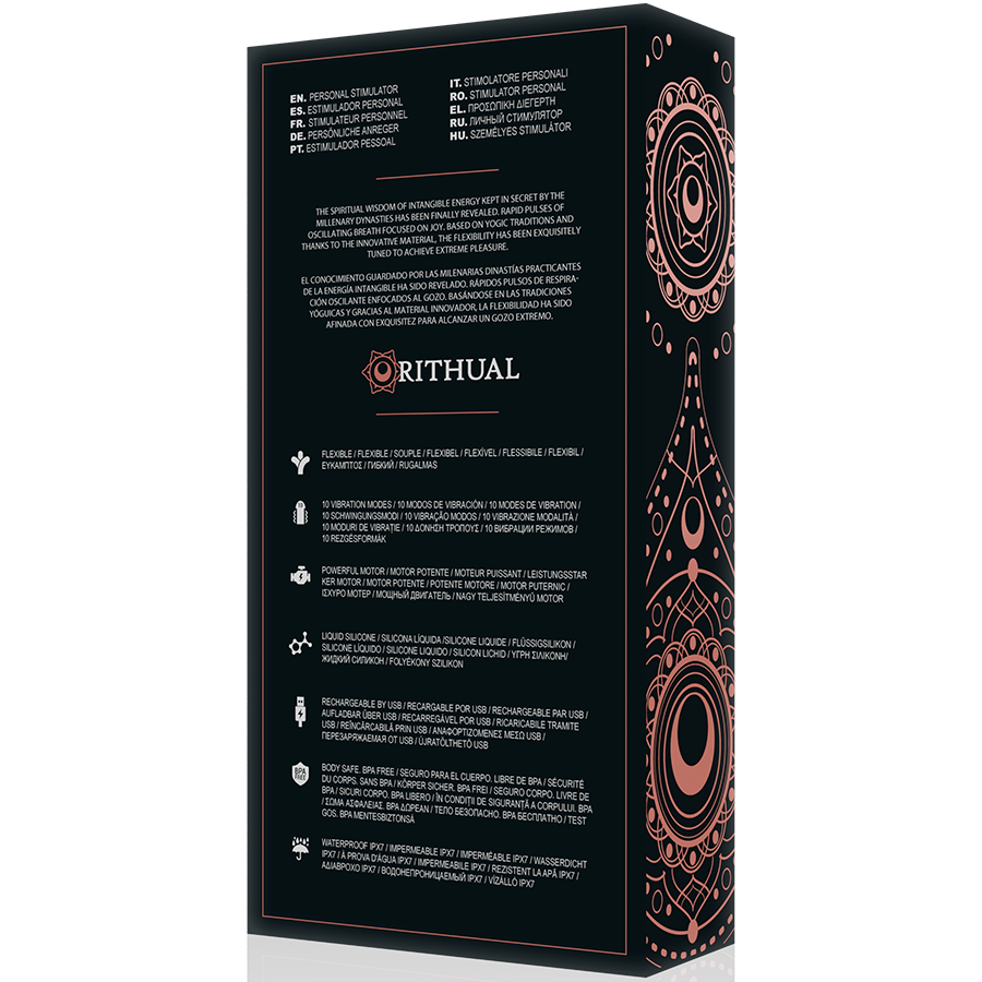 RITHUAL - ESTIMULADOR ORQUÍDEA RECARREGÁVEL G-POINT KRIYA