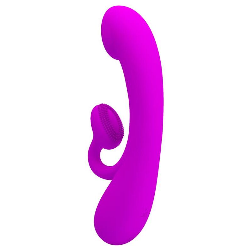 PRETTY LOVE - SINCERO VIBRADOR E SUCÇÃO CLITÓRICA DE SILICONE ROXO