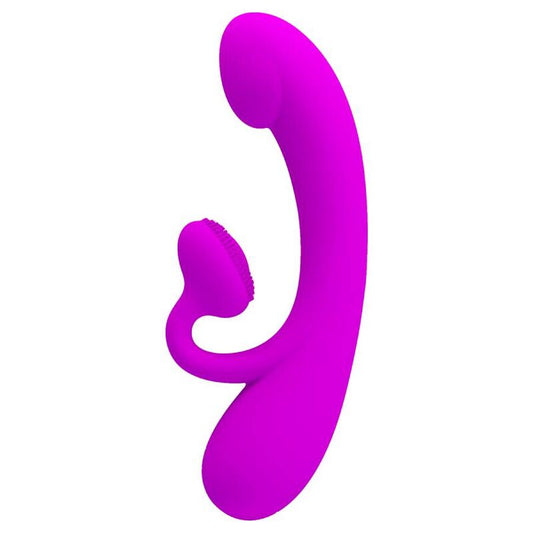 PRETTY LOVE - SINCERO VIBRADOR E SUCÇÃO CLITÓRICA DE SILICONE ROXO