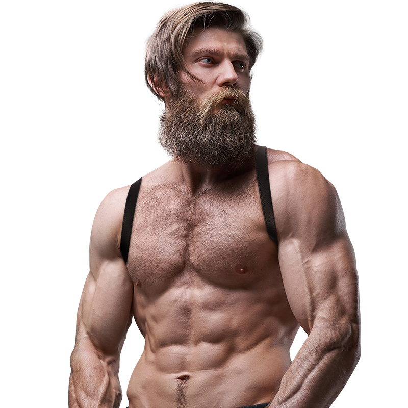 FETISH SUBMISSIVE ATTITUDE - ARREIO DE COSTAS DE COURO ECOLÓGICO MASCULINO