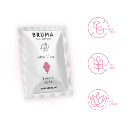 BRUMA - GEL DESLIZANTE DE ALOE VERA SABOR DOCES 6 ML
