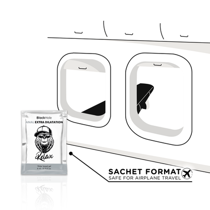 BLACK HOLE - GEL À BASE DE ÁGUA EXTRA DILATAÇÃO 6 ML DOSE ÚNICA