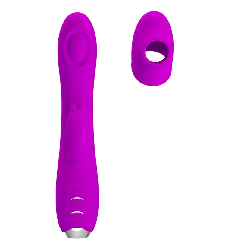 PRETTY LOVE - REGINA VIBRADOR RECARREGÁVEL - GEL DE SUCÇÃO ROXO