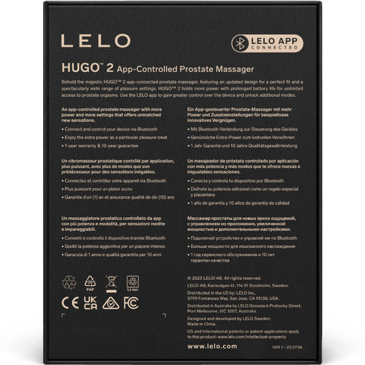 LELO - MASSAGADOR DE PRÓSTATA VERDE HUGO 2