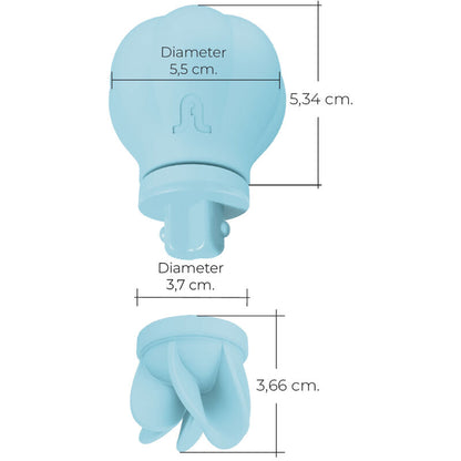 ADRIEN LASTIC - ESTIMULADOR DE CLITÓRIS CARESS AZUL
