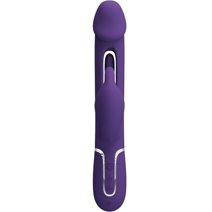 BONITO AMOR - KAMPAS COELHO VIBRADOR MULTIFUNÇÃO 3 EM 1 COM LÍNGUA VIOLETA