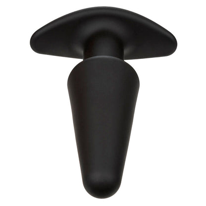 CALEXOTICS - ROCK BOTTOM PLUG ANAL CÔNICO 10 VIBRAÇÕES SILICONE PRETO