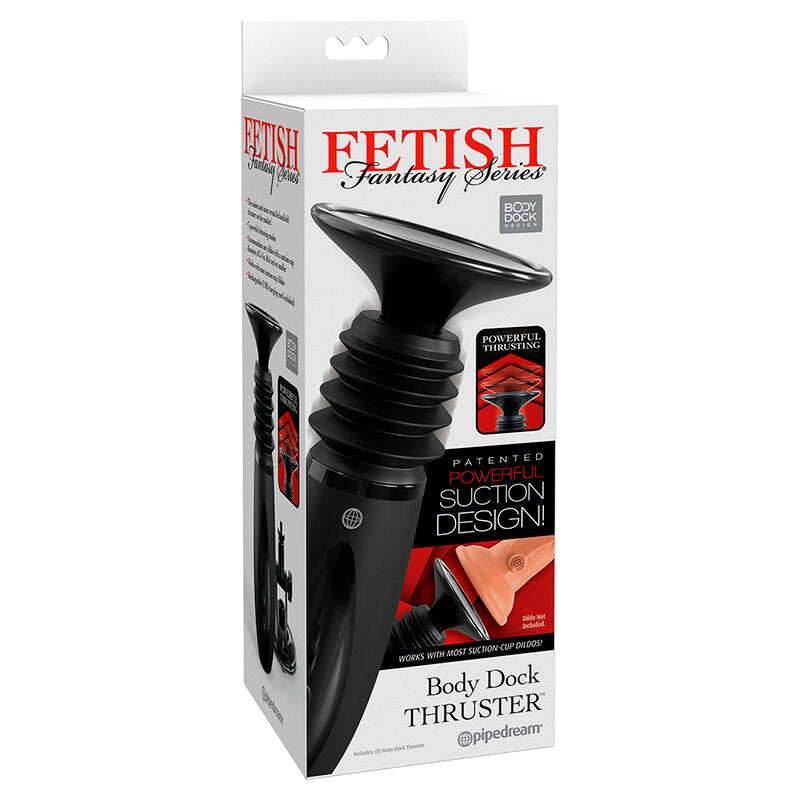 FETISH FANTASY SERIES - BODY DOCK THRUSTER DILDO CLAMP COM 7 MODOS DE EMPURRAR PRETO