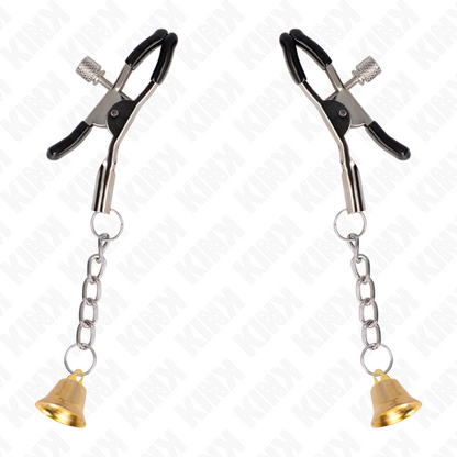 KINK - PINÇAS PINGENTE SINO DOURADO 6 CM