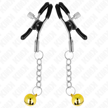 KINK - PINÇAS PINGENTE JINGLE BELL DOURADA 6 CM