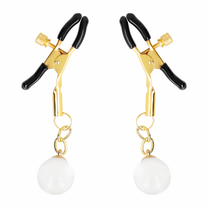 KINK - GRAMPOS DE BICO DE VIDRO OURO 6 CM