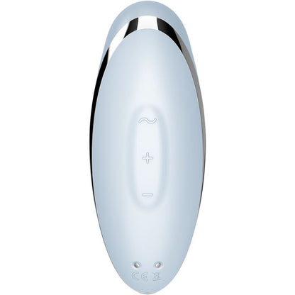 SATISFYER - TAP & CLIMAX 2 VIBRADOR & ESTIMULADOR AZUL