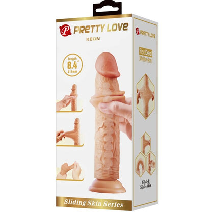 PRETTY LOVE - KEON DILDO REALISTA 21 CM CARNE