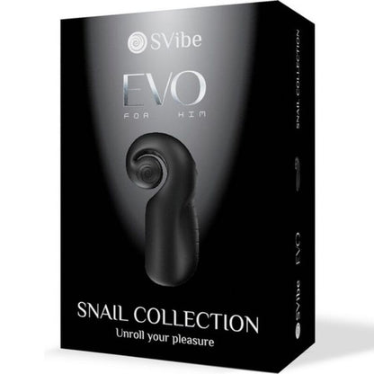 SNAIL VIBE - EVO PARA ELE MASTURBADOR MASCULINO SLIDE NROLL PRETO