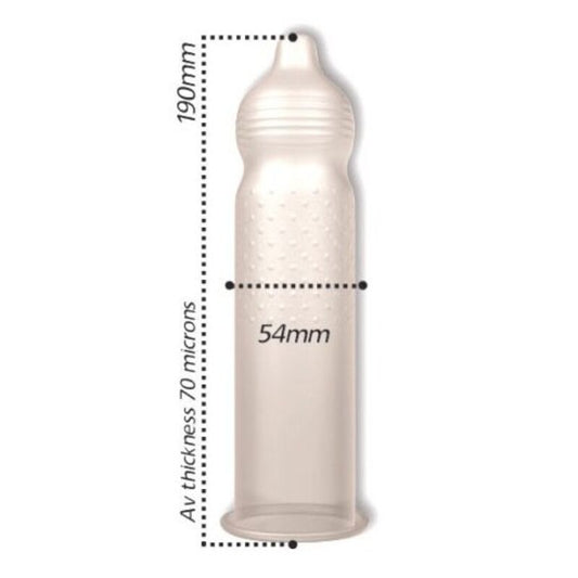 PASANTE - PRESERVATIVOS RIBS & DOTS INTENSITY 144 UNIDADES