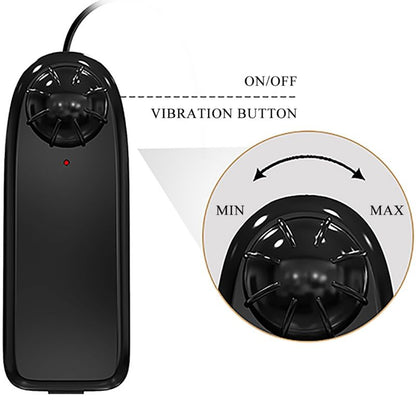 CRAZY BULL - VIBRADOR KYLIE ASS COM CONTROLE REMOTO REALISTA PARA VAGINA E ÂNUS