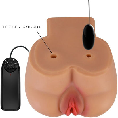 CRAZY BULL - VIBRADOR KYLIE ASS COM CONTROLE REMOTO REALISTA PARA VAGINA E ÂNUS