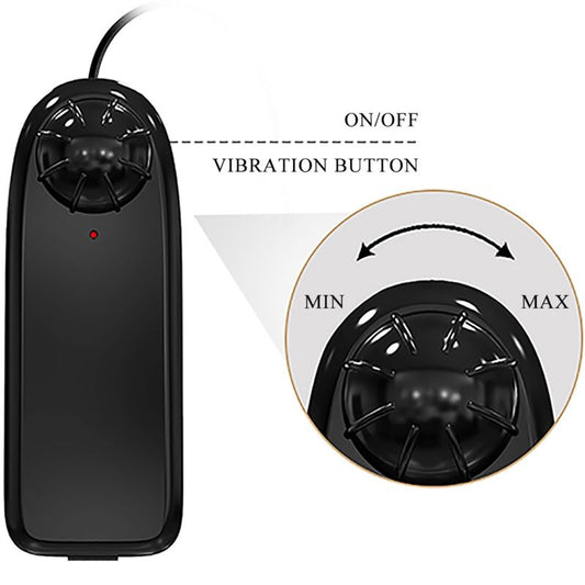 BAILE - CATOBLEPAS VIBRADOR REALISTA 20,6 CM CARNE CONTROLE REMOTO