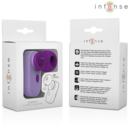 INTENSE - ESTIMULADOR DE CLITÓRIS SABRINA ROXO