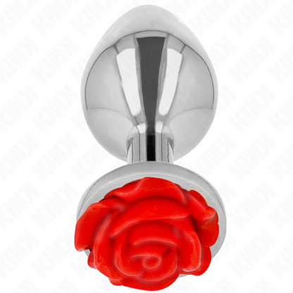 KINK - PLUG ANAL ROSA VERMELHO TAMANHO L