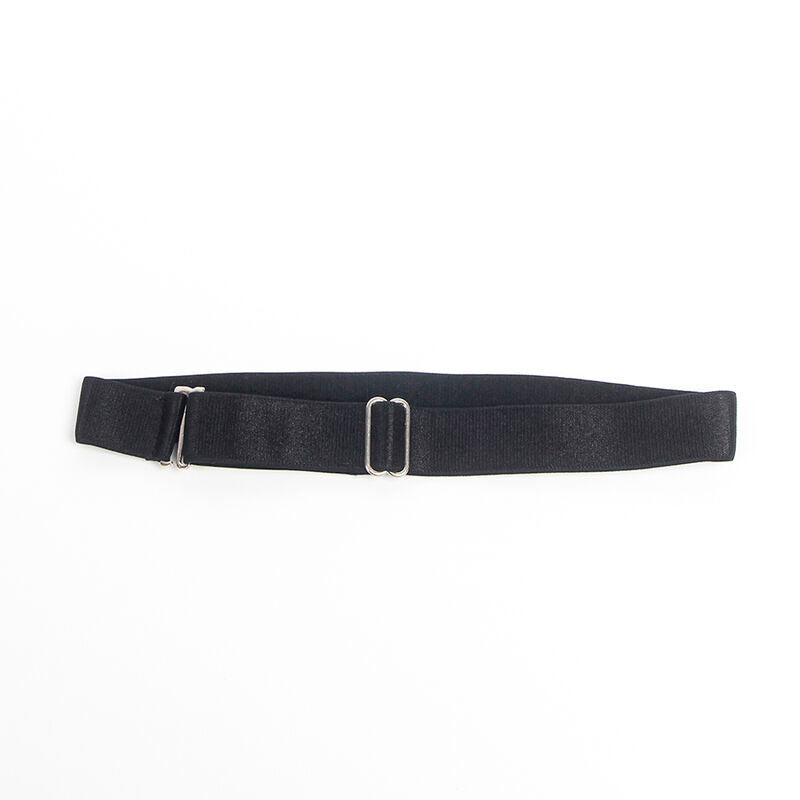 SUBBLIME - 955373 VESTIDO COM ALÇAS DE COURO PRETO S/M