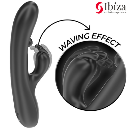 IBIZA - PODEROSO VIBRADOR RABBIT COM PÉROLA ROLANTE MASSAGEADORA