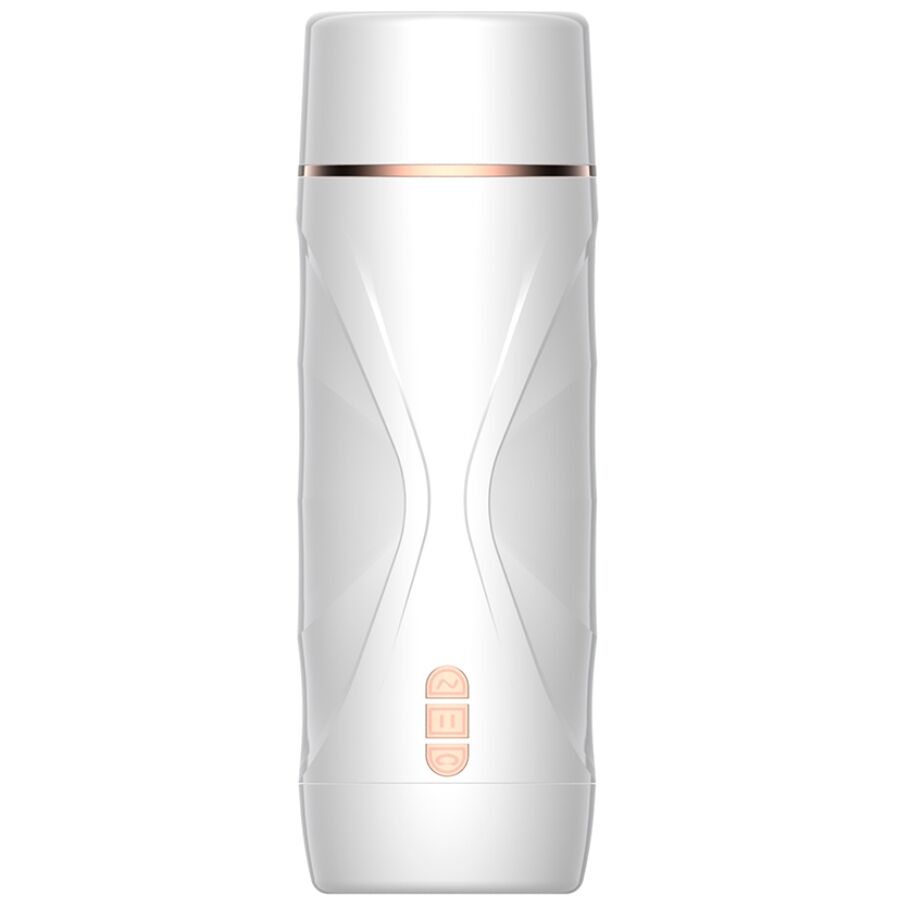 SHEQU - MASTURBADOR VIBRATÓRIO RILEY COM SUCÇÃO