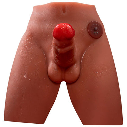 XISE - JASON DILDO REALISTA MASTURBADOR COM IMPULSO E VIBRAÇÃO 17 CM