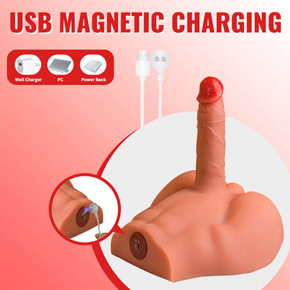 XISE - PEEL DILDO ASS DILDO REALISTA MASTURBADOR POSIÇÃO FRONTAL COM IMPULSO 17,5 CM