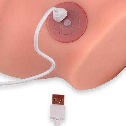 XISE - FREDERICO MASTURBADOR REALISTA DILDO POSIÇÃO FRONTAL COM IMPULSIONAMENTO 15 CM