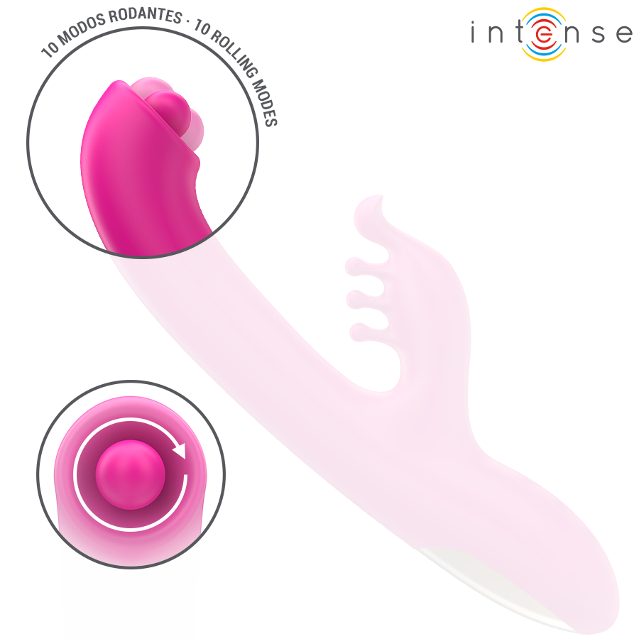 INTENSE - CHRISTINA MULTIFUNCIONAL RABBIT VIBRADOR 22,5 CM ROSA