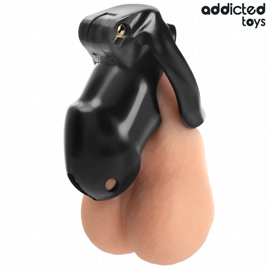 ADDICTED TOYS LOCKED - GAIOLA PENIANA MINDNIGHT CELL, TAMANHO M