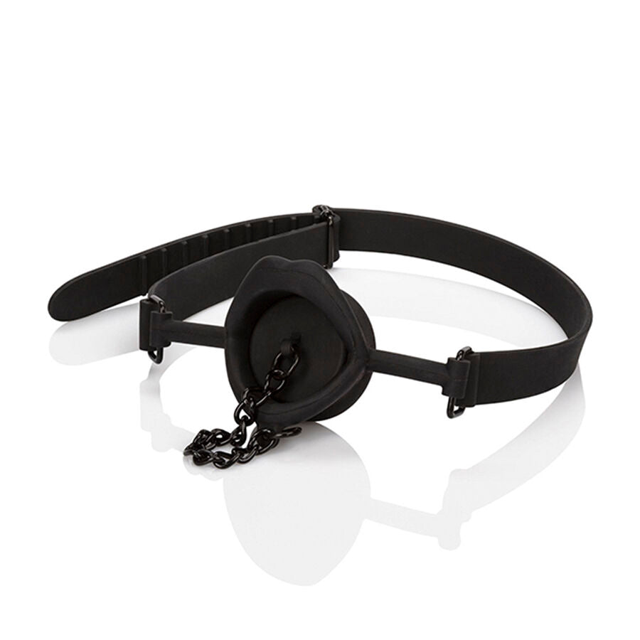CALEXOTICS - SCANDAL MORDAÇA COM PLUG DE SILICONE PRETO