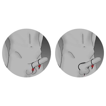 ELECTRASTIM - ANÉIS PENIANOS AJUSTÁVEIS PRESTIGE ELECTRA LOOPS PRETOS