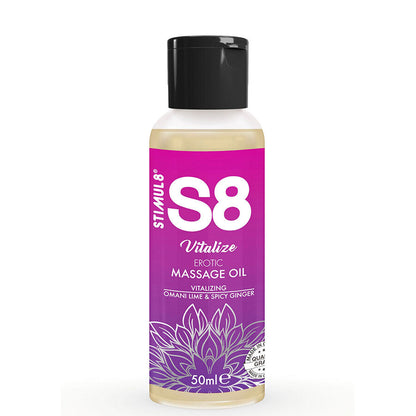 STIMUL8 - ÓLEO DE MASSAGEM S8 CAIXA 3 X 50 ML
