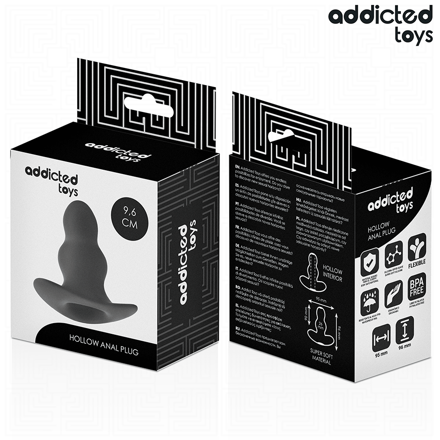 ADDICTED TOYS - PLUG ANAL OCO TAMANHO M 9,6 CM
