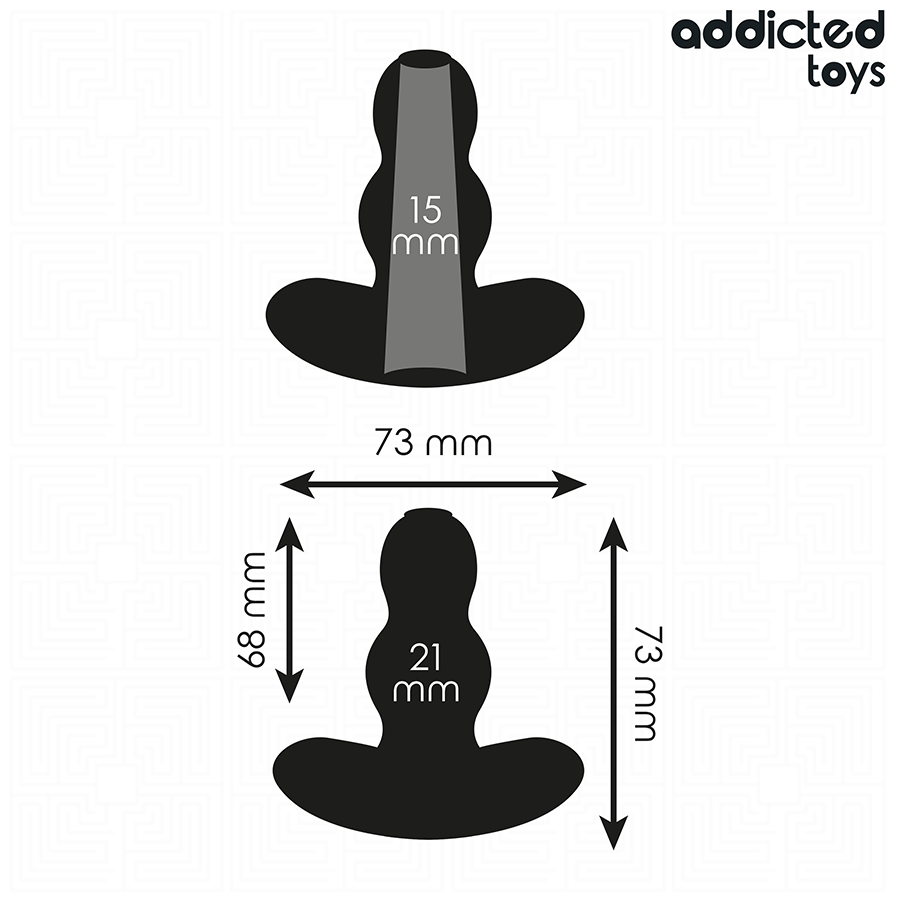 ADDICTED TOYS - PLUG ANAL OCO TAMANHO S 7,3 CM