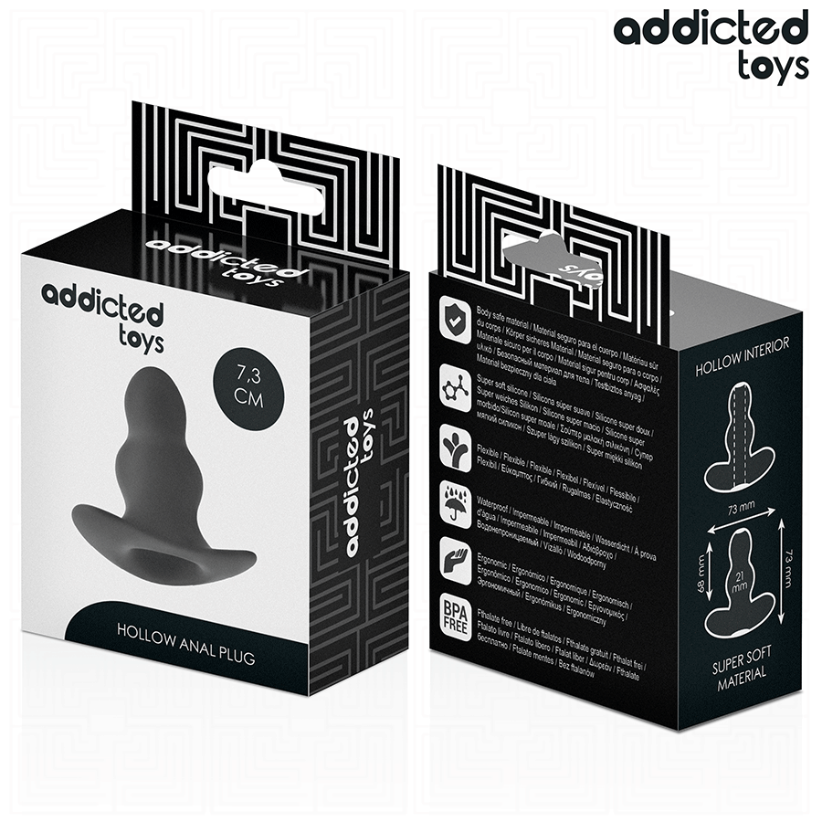 ADDICTED TOYS - PLUG ANAL OCO TAMANHO S 7,3 CM