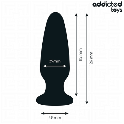 ADDICTED TOYS - PLUG ANAL COM JOIA TAMANHO L 12,6 CM