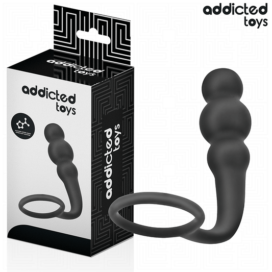 ADDICTED TOYS - PLUG ANAL COM ANEL MODELO 1