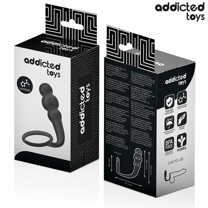 ADDICTED TOYS - PLUG ANAL COM ANEL MODELO 1