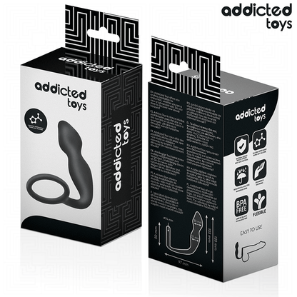 ADDICTED TOYS - PLUG ANAL COM ANEL MODELO 2