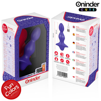 ONINDER CUTE - PLUG ANAL VIBRANTE LOVE BUTT - APLICATIVO MUNDIAL GRATUITO