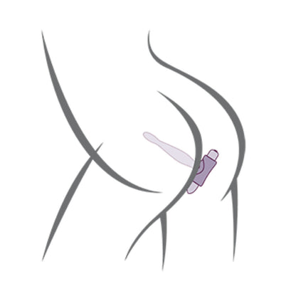 ROCKS-OFF - PETITE SENSATIONS TEAZER PLUG ANAL VIBRADOR ROXO