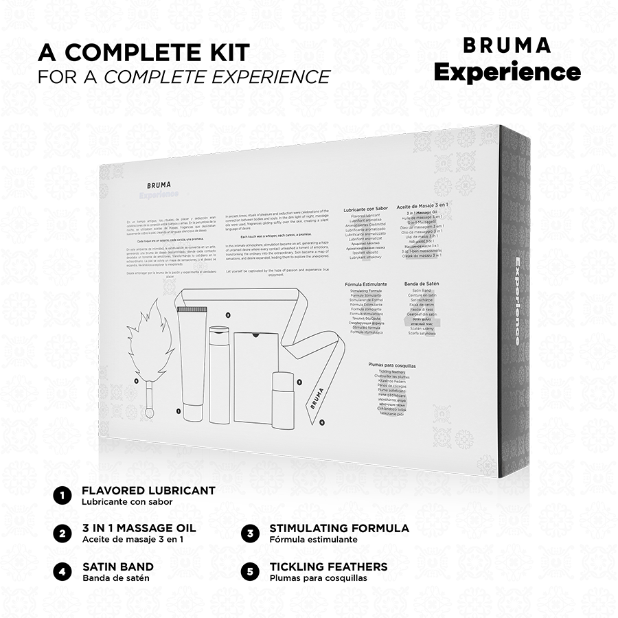 BRUMA XPERIENCE - KIT DE CHICLETE TENTAÇÃO COM POTENCIALIZADOR DE ORGASMO