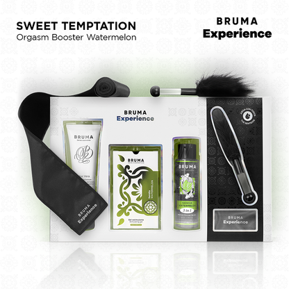 BRUMA XPERIENCE - KIT TENTAÇÃO DE MELANCIA DOCE COM POTENCIALIZADOR DE ORGASMO