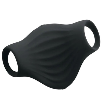 ROCKS-OFF - MASTURBADOR VIBRADOR FLEXÍVEL PALM BLACK