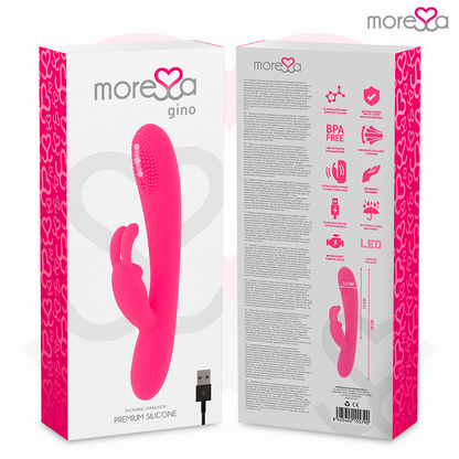 MORESSA - GINO PREMIUM SILICONE RECARREGVEL