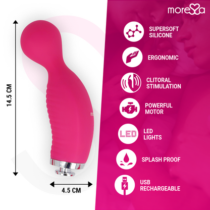 MORESSA - KIRK DUO SUCÇÃO + MASSAGEADOR MULTI-PERFORMANCE PREMIUM SILICONE RECARREGÁVEL